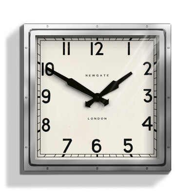 Newgate Quad Clock Chrome