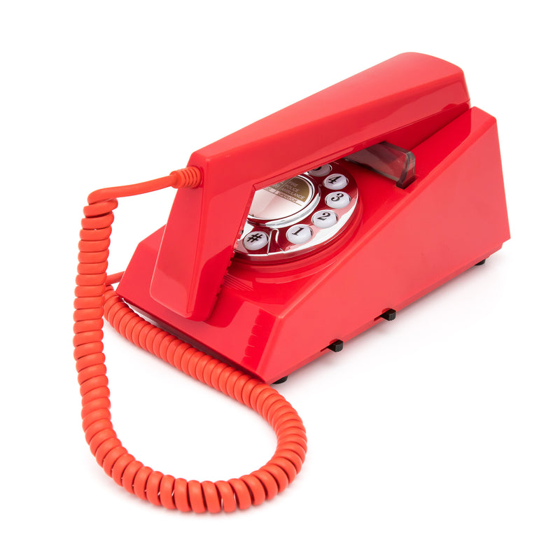 GPO Retro Trim Phone Push Button - Red