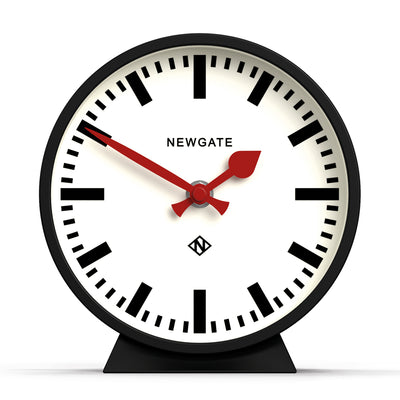 Newgate Railway Mantel Clock Cave Black