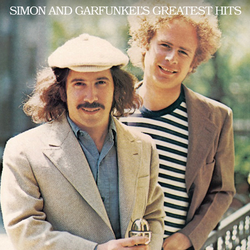 Simon & Garfunkel Greatest Hits Vinyl Album & Crosley Record Storage Display Stand