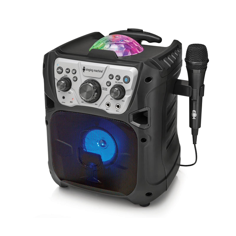 Singing Machine Mini Fiesta Bluetooth Karaoke with Light Show