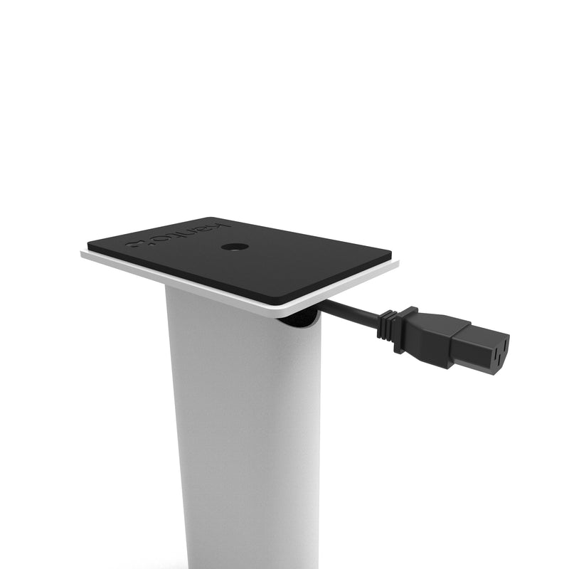 Kanto SP9W 9" Tall Universal Desktop Speaker Stand - Pair, White