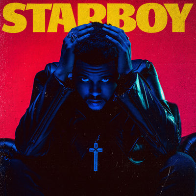 Crosley Record Storage Crate & The Weeknd Starboy - Double Vinyl Album Bundle