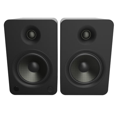 Kanto YU6 200W Powered Bookshelf Speakers with Bluetooth® and Phono Preamp - Pair, Matte Black