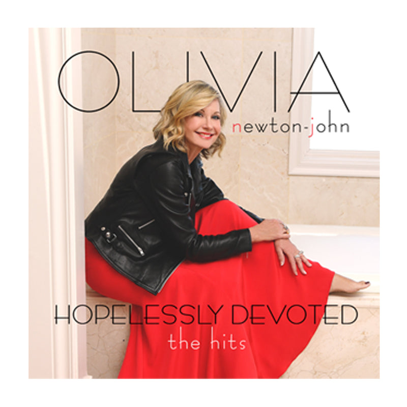 Olivia Newton John Hopelessly Devoted - The Hits CD Framed Album Art