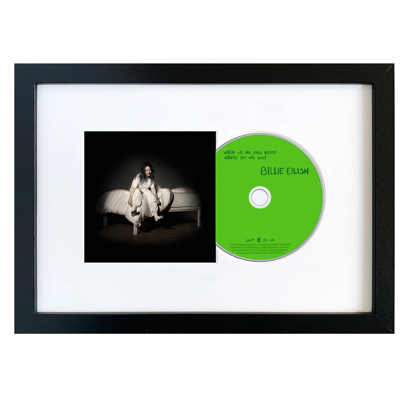 Billie Eilish - When We All Fall Asleep Where Do We Go - CD Framed Album Art