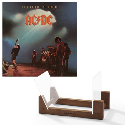 Ac/Dc Let There Be Rock Vinyl Album & Crosley Record Storage Display Stand