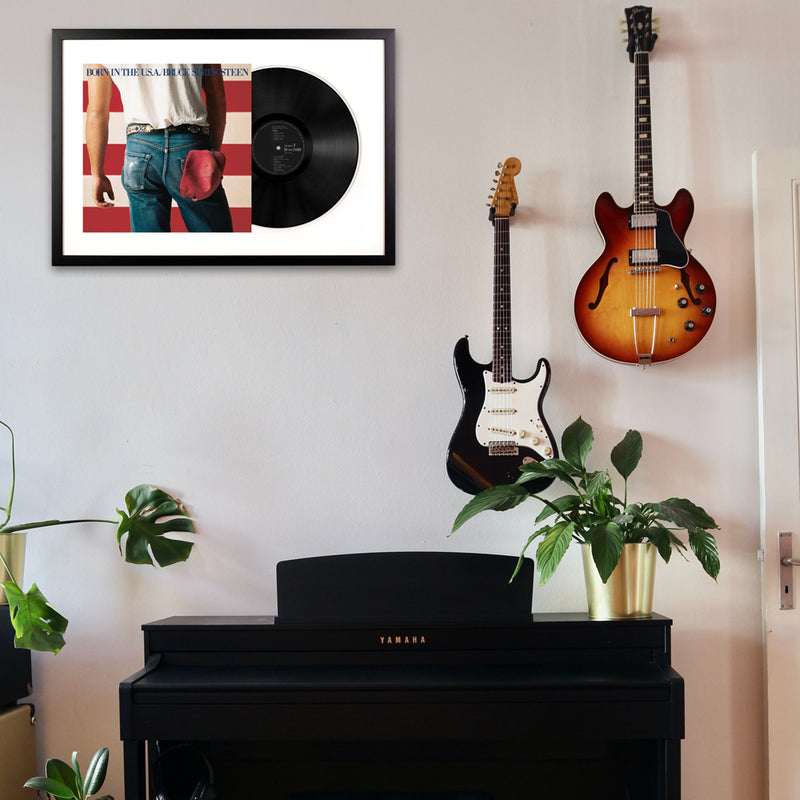 Framed Aretha Franklin Knew You Were Waiting: The Best of Aretha Franklin 1980-2014 Vinyl Album Art
