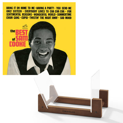 Sam Cooke The Best Of Sam Cooke Vinyl Album & Crosley Record Storage Display Stand