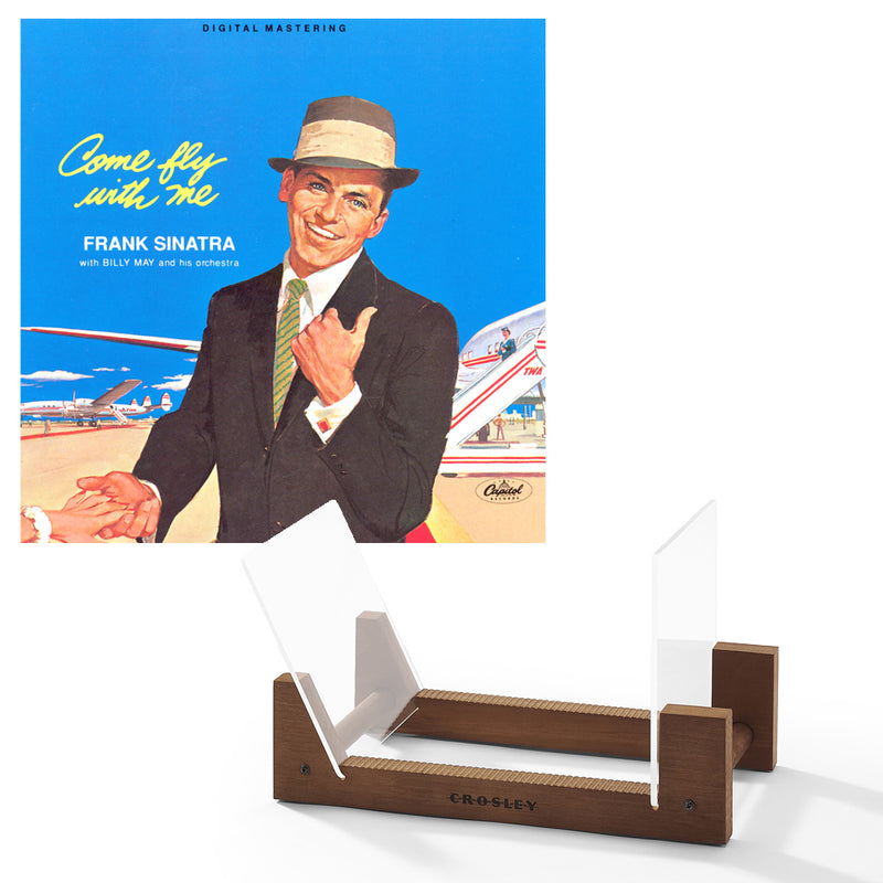 Frank Sinatra - Come Fly With Me - Vinyl Album & Crosley Record Storage Display Stand