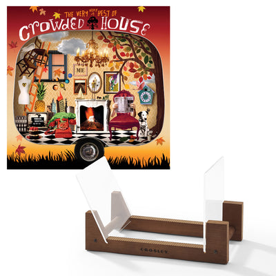 Crowded House The Very Very Best Of Crowed House - Double Vinyl Album & Crosley Record Storage Display Stand