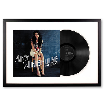 Framed Amy Winehouse Back to Black Vinyl Album Art