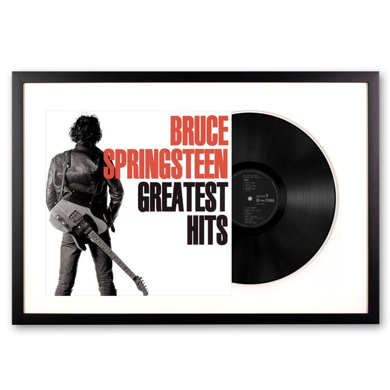 Framed Bruce Springsteen Greatest Hits Vinyl Album Art