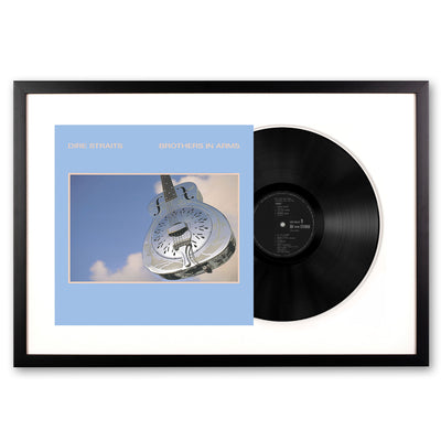 Framed Dire Straits Brothers in Arms - Double Vinyl Album Art