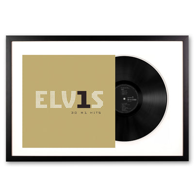 Framed Elvis Presley Elvis 30 #1 Hits Vinyl Album Art