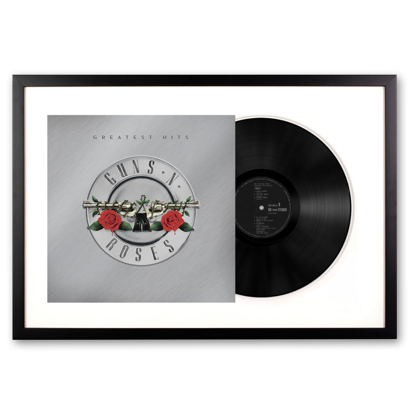 Framed Guns N Roses Greatest Hits - Double Vinyl Album Art