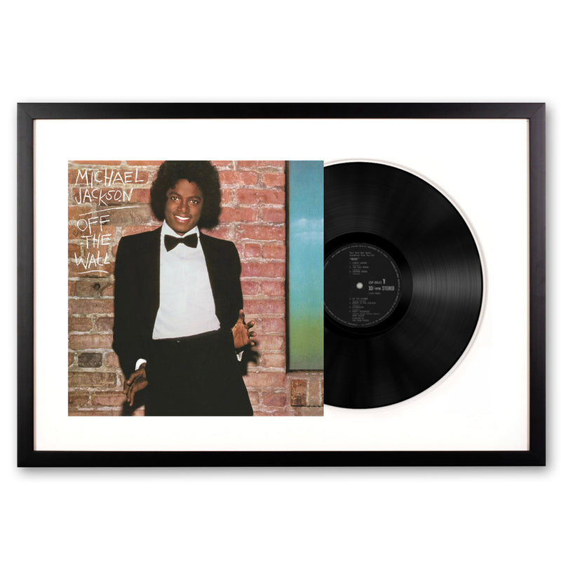 Framed Michael Jackson Off the Wall Vinyl Album Art