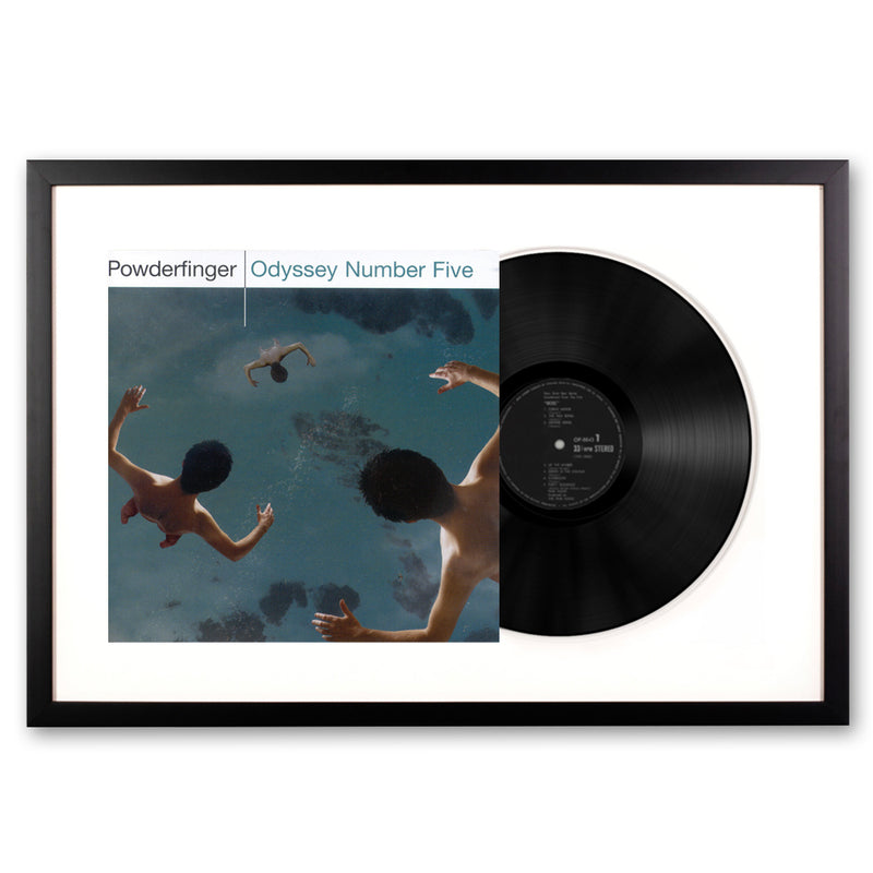 Framed Powderfinger Odyssey Number Five - Vinyl Album Art