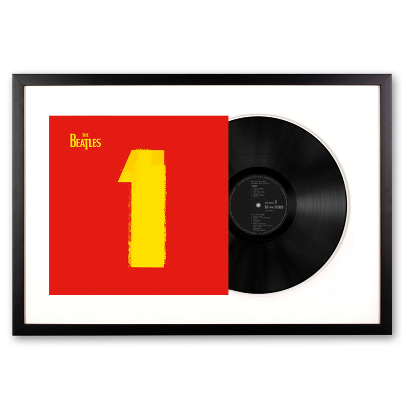 Framed The Beatles - 1 - Double Vinyl Album Art
