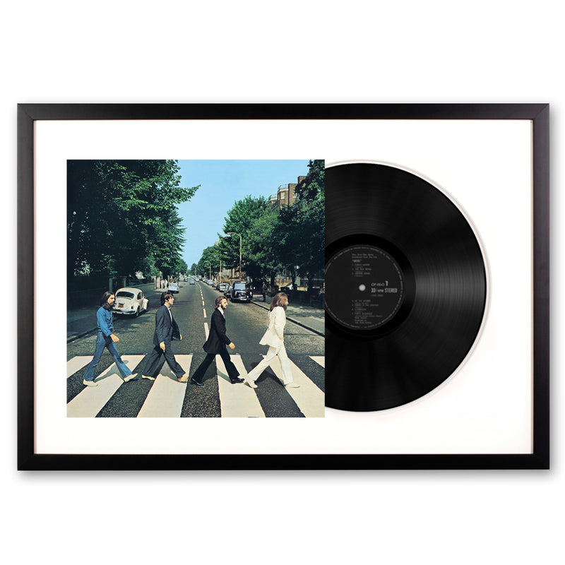 Framed The Beatles Abbey Road - Vinyl Album Art