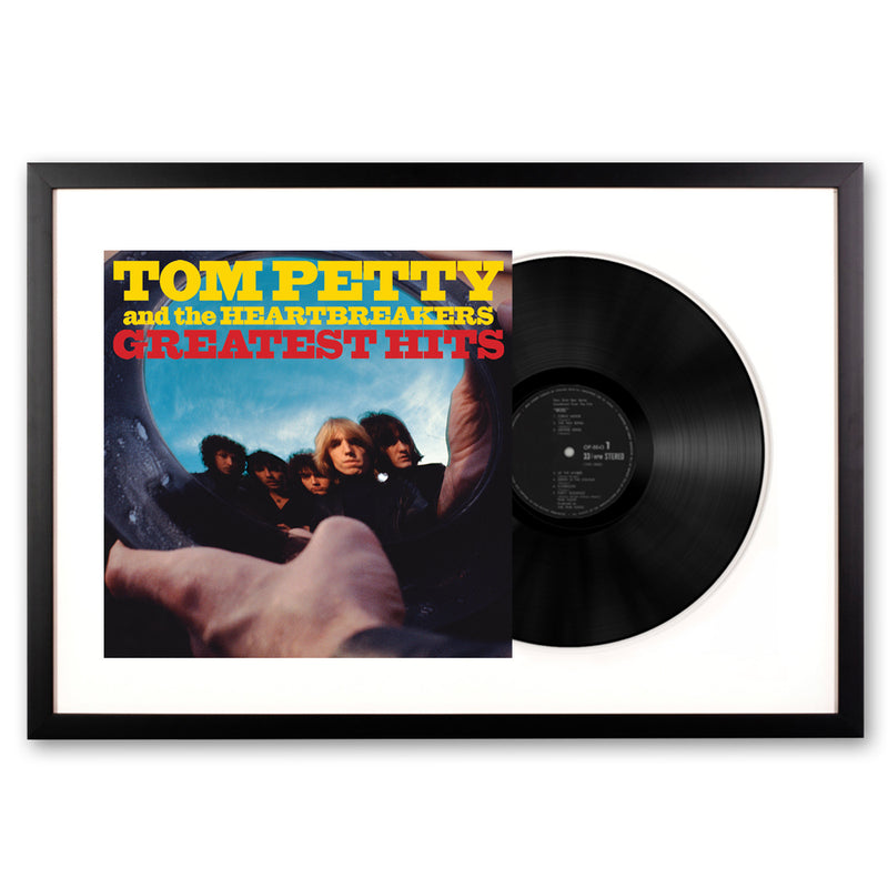 Framed Tom Petty Greatest Hits - Double Vinyl Album Art