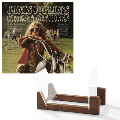 Janis Joplin Janis Joplin's Greatest Hits Vinyl Album & Crosley Record Storage Display Stand