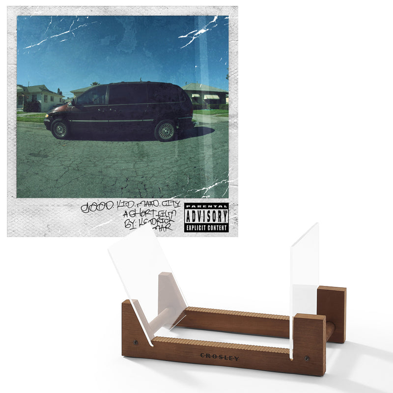 Kendrick Lamar Good Kid, M.A.A.D City - Double Vinyl Album & Crosley Record Storage Display Stand