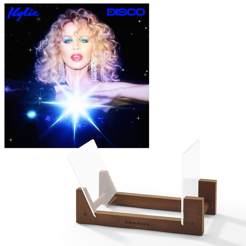 Kylie Disco - Black Vinyl Album & Crosley Record Storage Display Stand