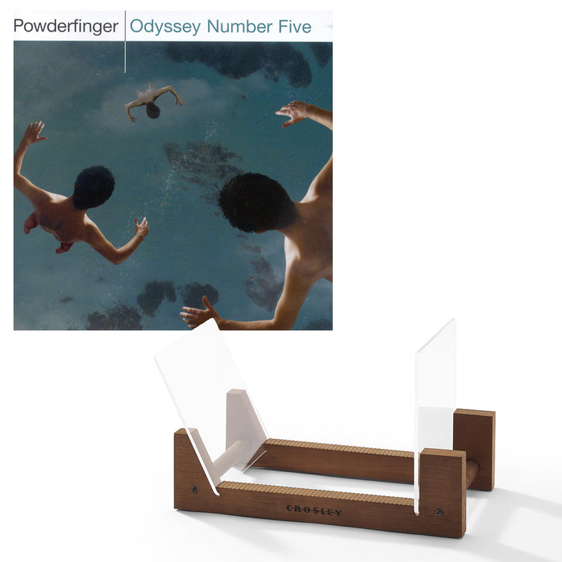 Powderfinger Odyssey Number Five - Vinyl Album & Crosley Record Storage Display Stand