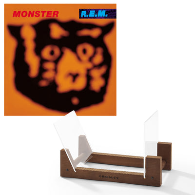 R.E.M - Monster - Double Vinyl Album & Crosley Record Storage Display Stand